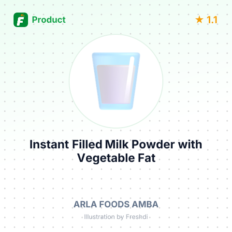 Instant Filled Milk Powder with Vegetable Fat – summary card, no photo uploaded yet