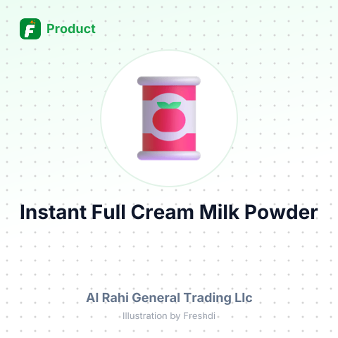 Instant Full Cream Milk Powder – summary card, no photo uploaded yet