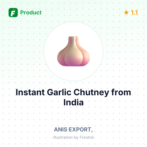 Instant Garlic Chutney – summary card, no photo uploaded yet