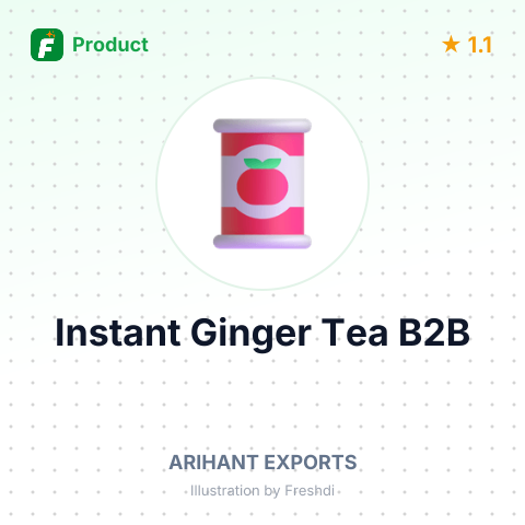 Instant Ginger Premix Tea – summary card, no photo uploaded yet