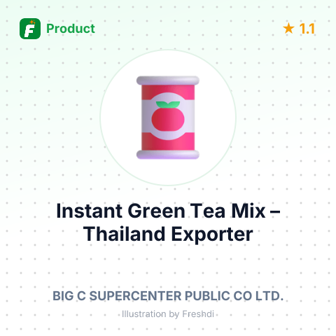 Instant Green Tea Mix (3-in-1) – summary card, no photo uploaded yet