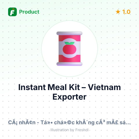 Instant Meal Kit – summary card, no photo uploaded yet