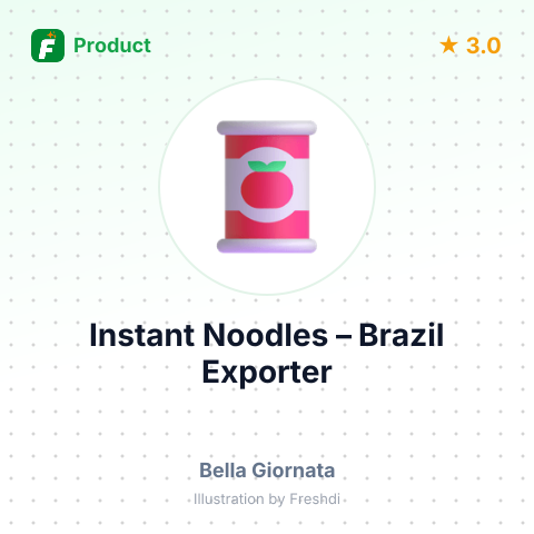 Instant Noodles – product summary card, no photo uploaded yet