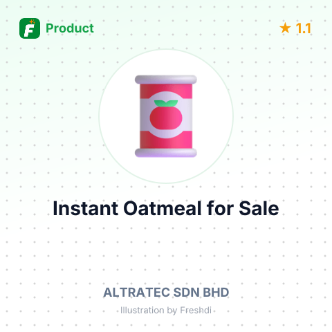 Instant Oatmeal Original – summary card, no photo uploaded yet