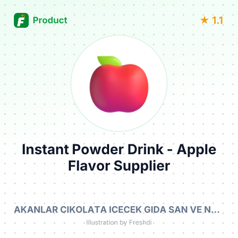 Instant Powder Drink - Apple Flavor – summary card, no photo uploaded yet