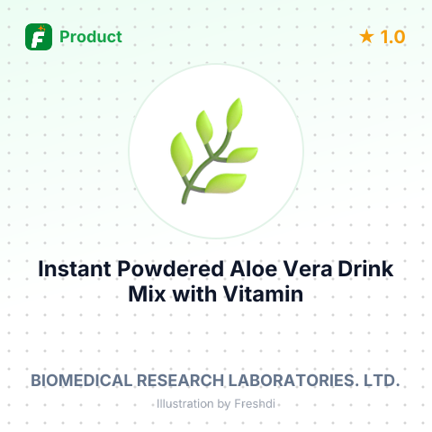 Instant Powdered Aloe Vera Drink Mix with Vitamin C – summary card, no photo uploaded yet