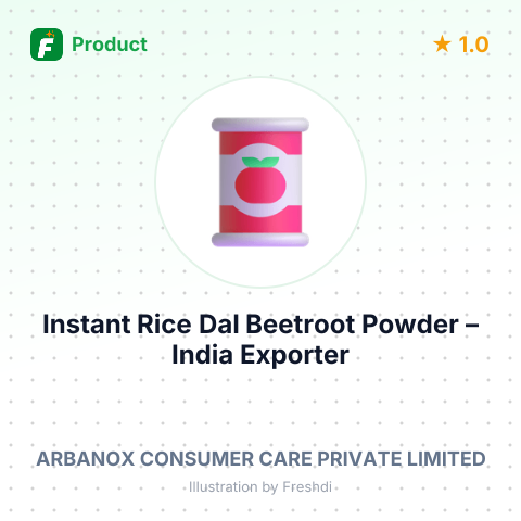Instant Rice Dal Beetroot Powder – summary card, no photo uploaded yet