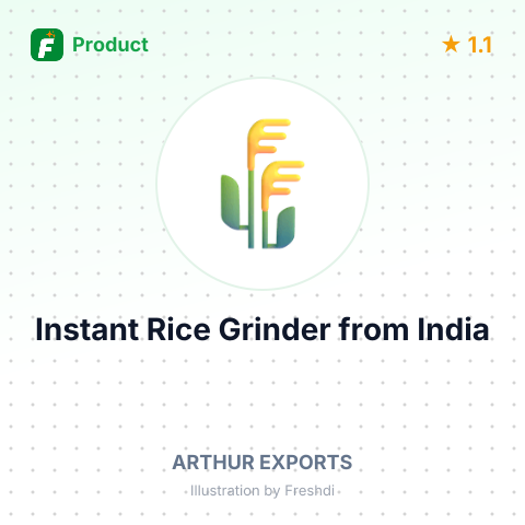 Instant Rice Grinder – summary card, no photo uploaded yet