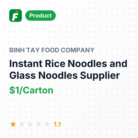 Instant Rice Noodles and Glass Noodles – summary card, no photo uploaded yet