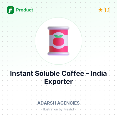 Instant Soluble Coffee – summary card, no photo uploaded yet