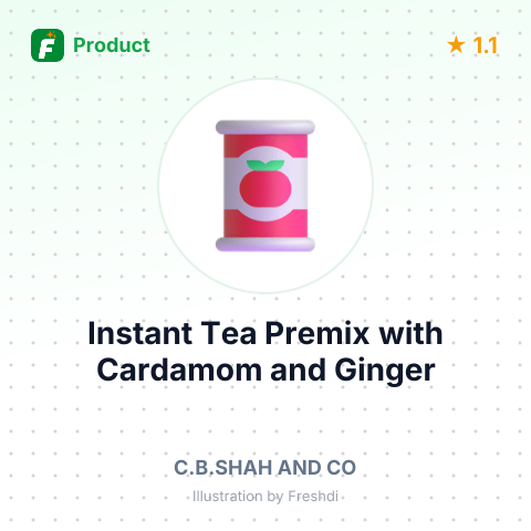 Instant Tea Premix with Cardamom and Ginger – summary card, no photo uploaded yet