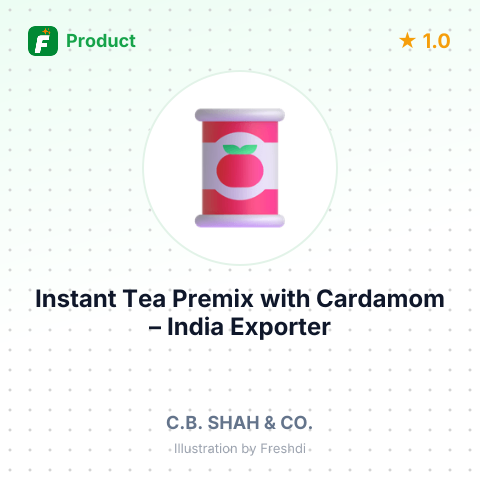Instant Tea Premix with Cardamom – summary card, no photo uploaded yet