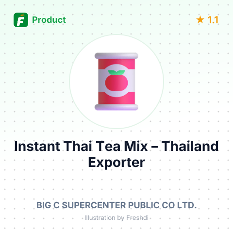 Instant Thai Tea Mix (3-in-1) – summary card, no photo uploaded yet