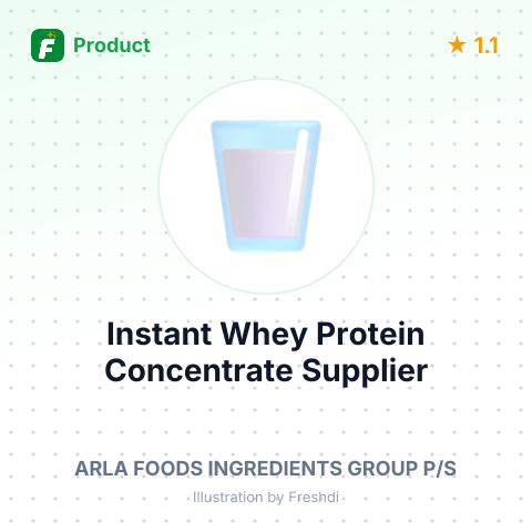 Instant Whey Protein Concentrate – summary card, no photo uploaded yet