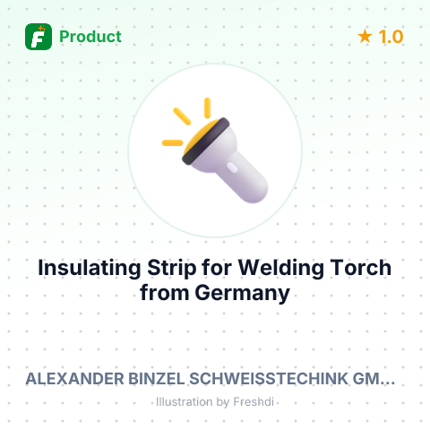 Insulating Strip for Welding Torch – summary card, no photo uploaded yet