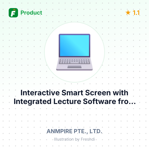 Interactive Smart Screen with Integrated Lecture Software – summary card, no photo uploaded yet