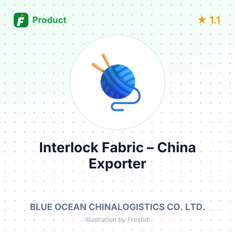 Interlock Fabric (75% Polyester, 25% Spandex) – summary card, no photo uploaded yet