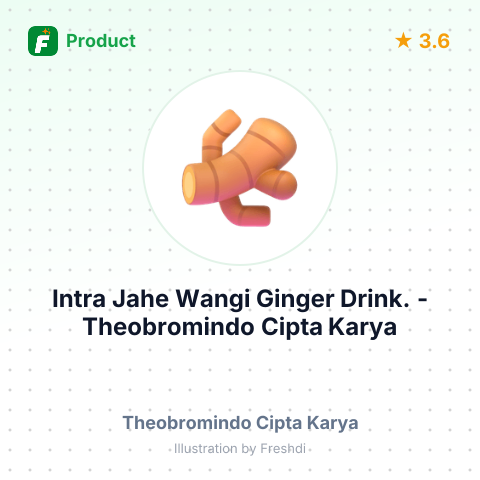 Intra Jahe Wangi Ginger Drink. – summary card, no photo uploaded yet