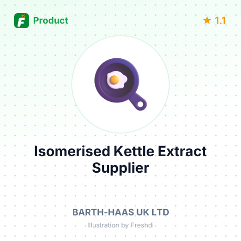 Isomerised Kettle Extract – summary card, no photo uploaded yet