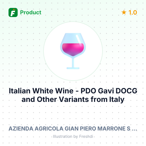 Italian White Wine - PDO Gavi DOCG and Other Variants – summary card, no photo uploaded yet