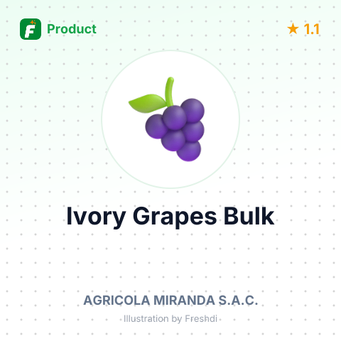 Ivory Grapes – summary card, no photo uploaded yet
