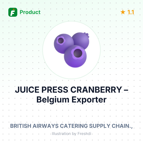 JUICE PRESS CRANBERRY – summary card, no photo uploaded yet