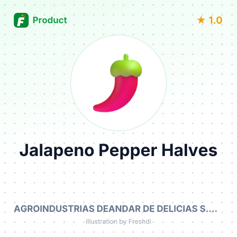 Jalapeno Pepper Halves – summary card, no photo uploaded yet