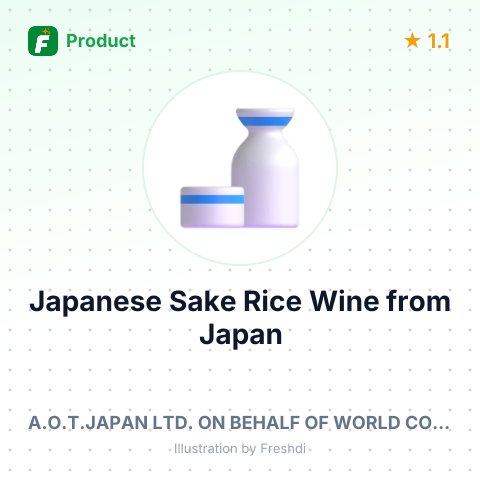 Japanese Sake Rice Wine – summary card, no photo uploaded yet