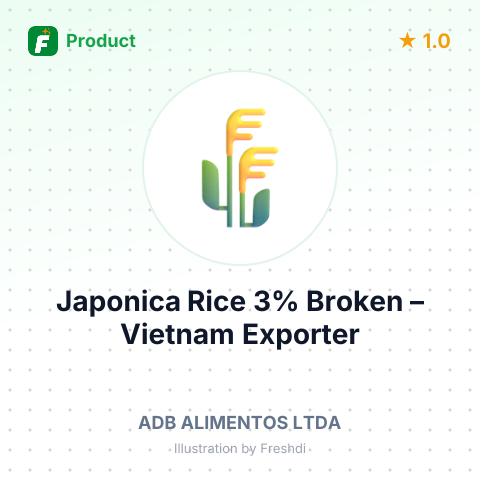 Japonica Rice 3% Broken – summary card, no photo uploaded yet