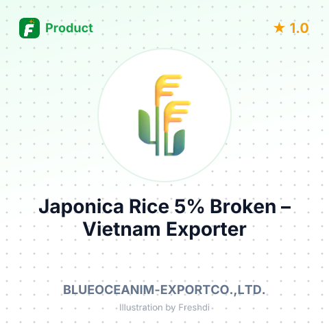 Japonica Rice, 5% Broken – summary card, no photo uploaded yet