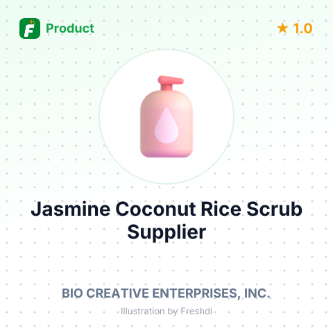 Jasmine Coconut Rice Scrub – summary card, no photo uploaded yet