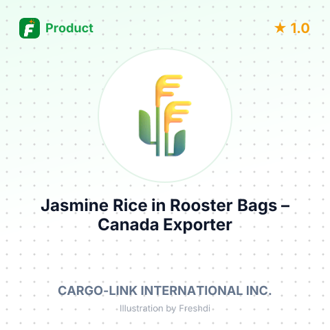 Jasmine Rice in Rooster Bags – summary card, no photo uploaded yet