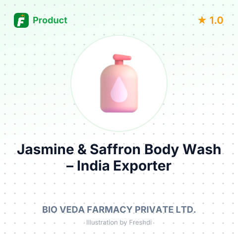 Jasmine & Saffron Body Wash – summary card, no photo uploaded yet