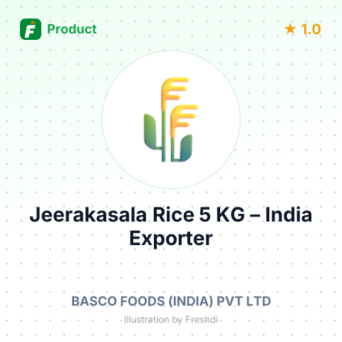 Jeerakasala Rice 5 KG – summary card, no photo uploaded yet