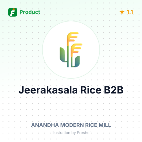Jeerakasala Rice – product summary card, no photo uploaded yet