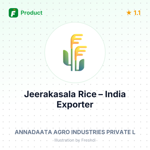 Jeerakasala Rice – product summary card, no photo uploaded yet