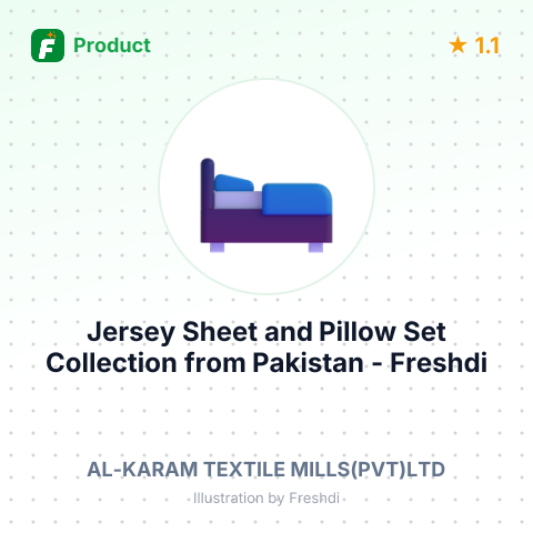 Jersey Sheet and Pillow Set Collection – summary card, no photo uploaded yet