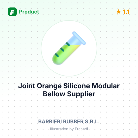 Joint Orange Silicone Modular Bellow – summary card, no photo uploaded yet