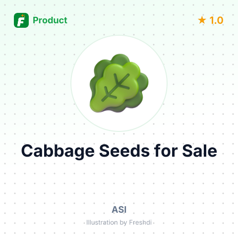 Jumbo Cabbage Seeds – summary card, no photo uploaded yet