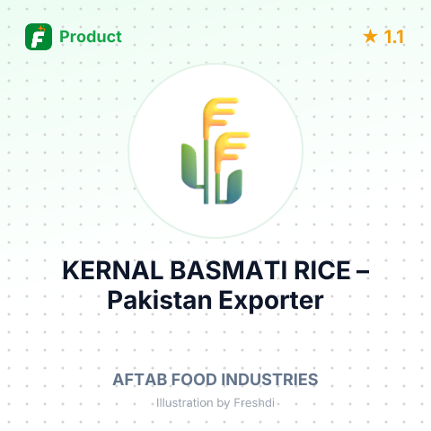 KERNAL BASMATI RICE – summary card, no photo uploaded yet