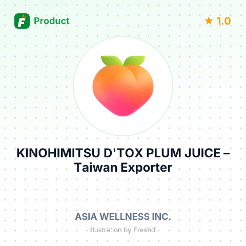 KINOHIMITSU D'TOX PLUM JUICE – summary card, no photo uploaded yet