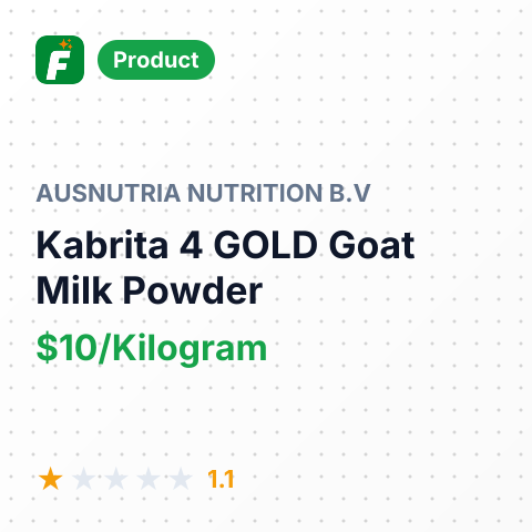 Kabrita 4 GOLD Goat Milk Powder – summary card, no photo uploaded yet