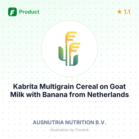Kabrita Multigrain Cereal on Goat Milk with Banana – summary card, no photo uploaded yet