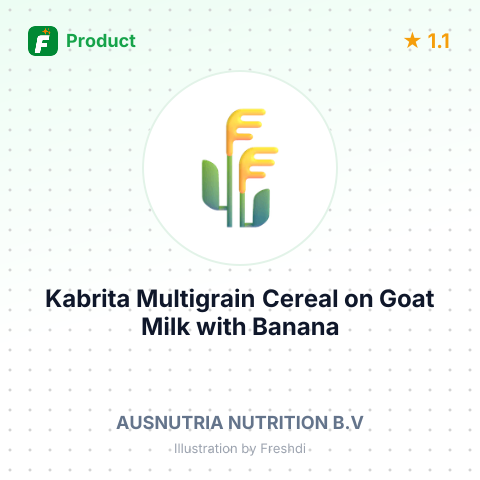 Kabrita Multigrain Cereal on Goat Milk with Banana – summary card, no photo uploaded yet