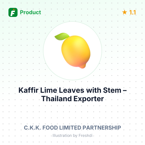 Kaffir Lime Leaves with Stem – summary card, no photo uploaded yet
