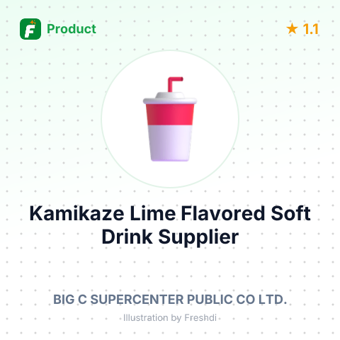 Kamikaze Lime Flavored Soft Drink – summary card, no photo uploaded yet