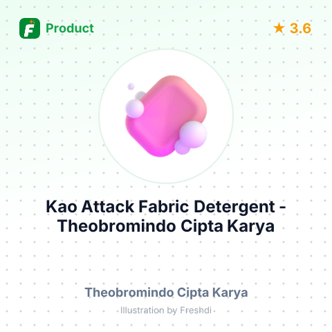 Kao Attack Fabric Detergent – summary card, no photo uploaded yet