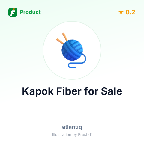 Kapok Fiber Grade A – summary card, no photo uploaded yet