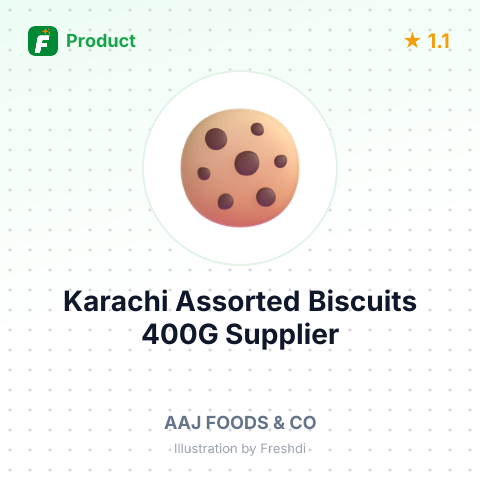 Karachi Assorted Biscuits 400G – summary card, no photo uploaded yet