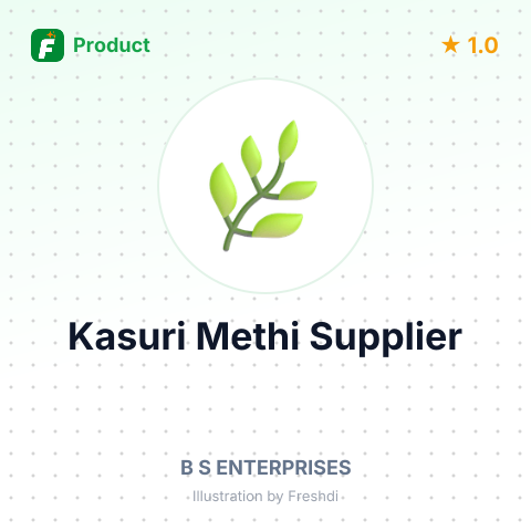 Kasuri Methi (Dried Fenugreek Leaves) – summary card, no photo uploaded yet